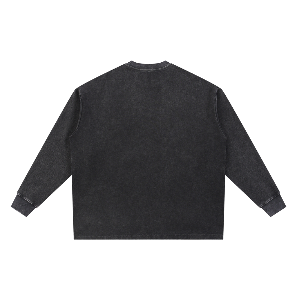 Mineral Wash Waffle Oversized T-Shirt