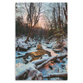Wintry Course - Metal Prints