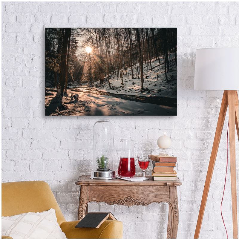 Wintry Course 2 - Metal Prints