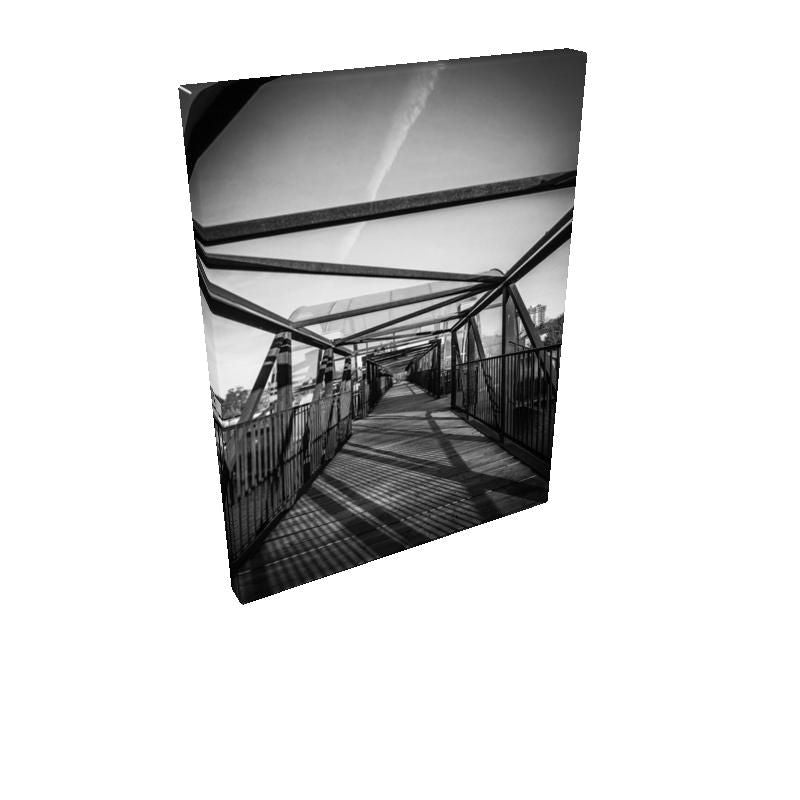 Monochrome Cross - Canvas