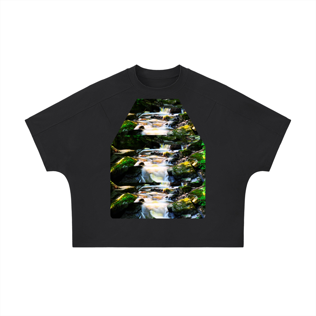 Unisex Boxy Tonal Paneling T-Shirt