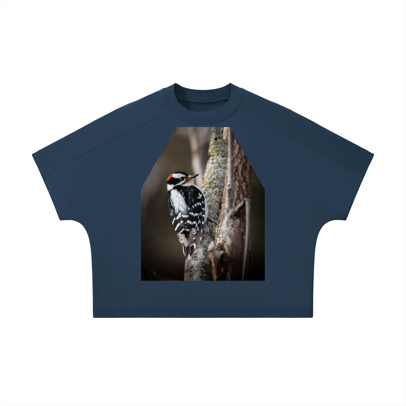 Unisex Boxy Tonal Paneling T-Shirt
