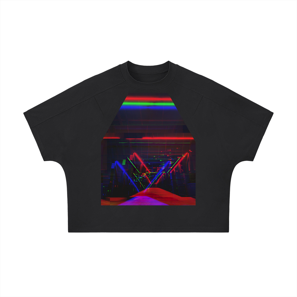 Unisex Boxy Tonal Paneling T-Shirt