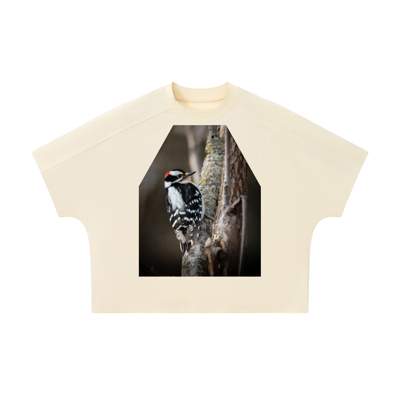 Unisex Boxy Tonal Paneling T-Shirt