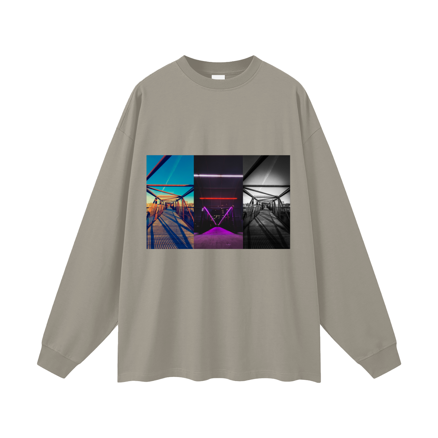 Oversized Unisex Long Sleeve T-Shirt