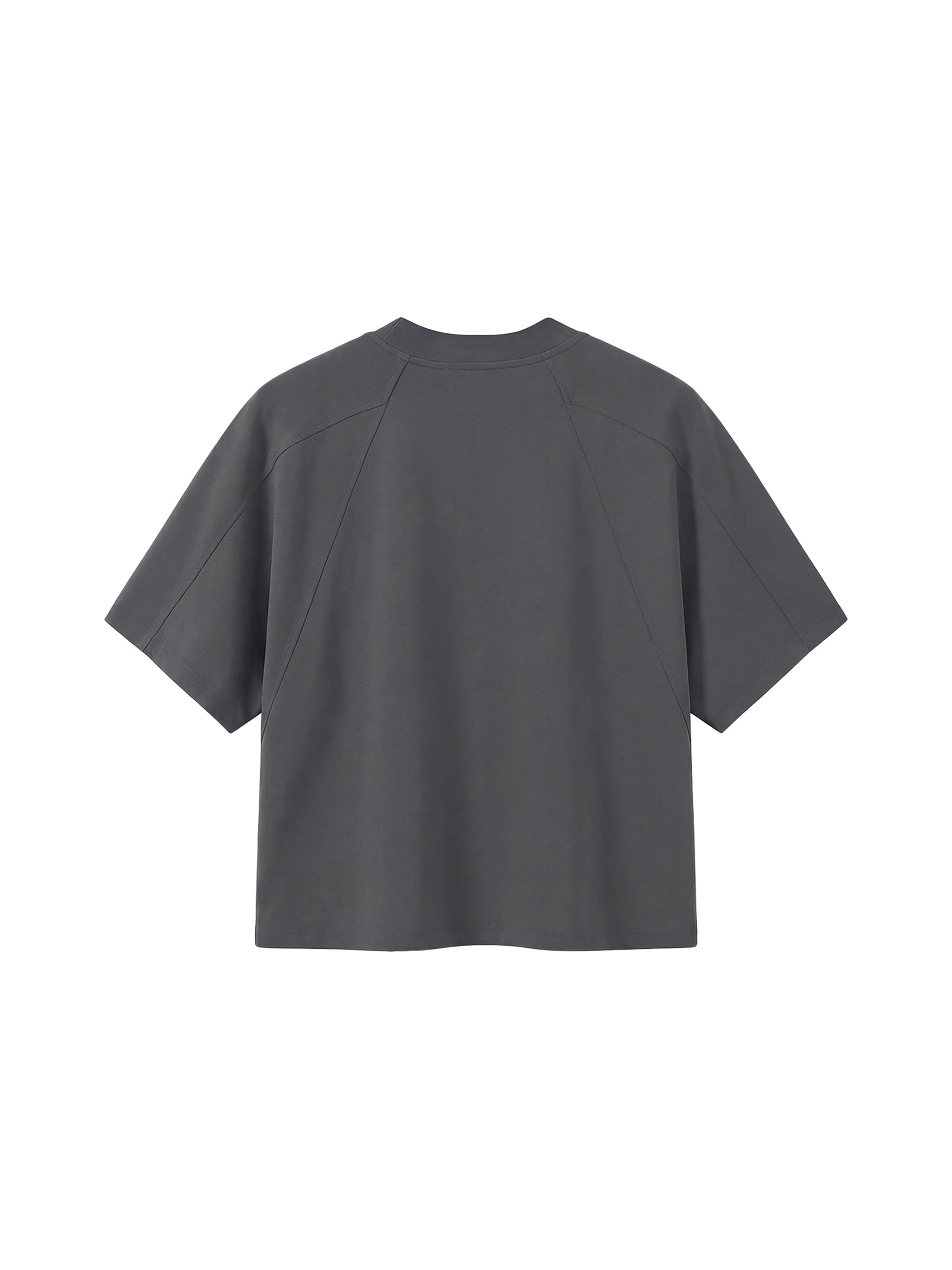 Unisex Boxy Tonal Paneling T-Shirt